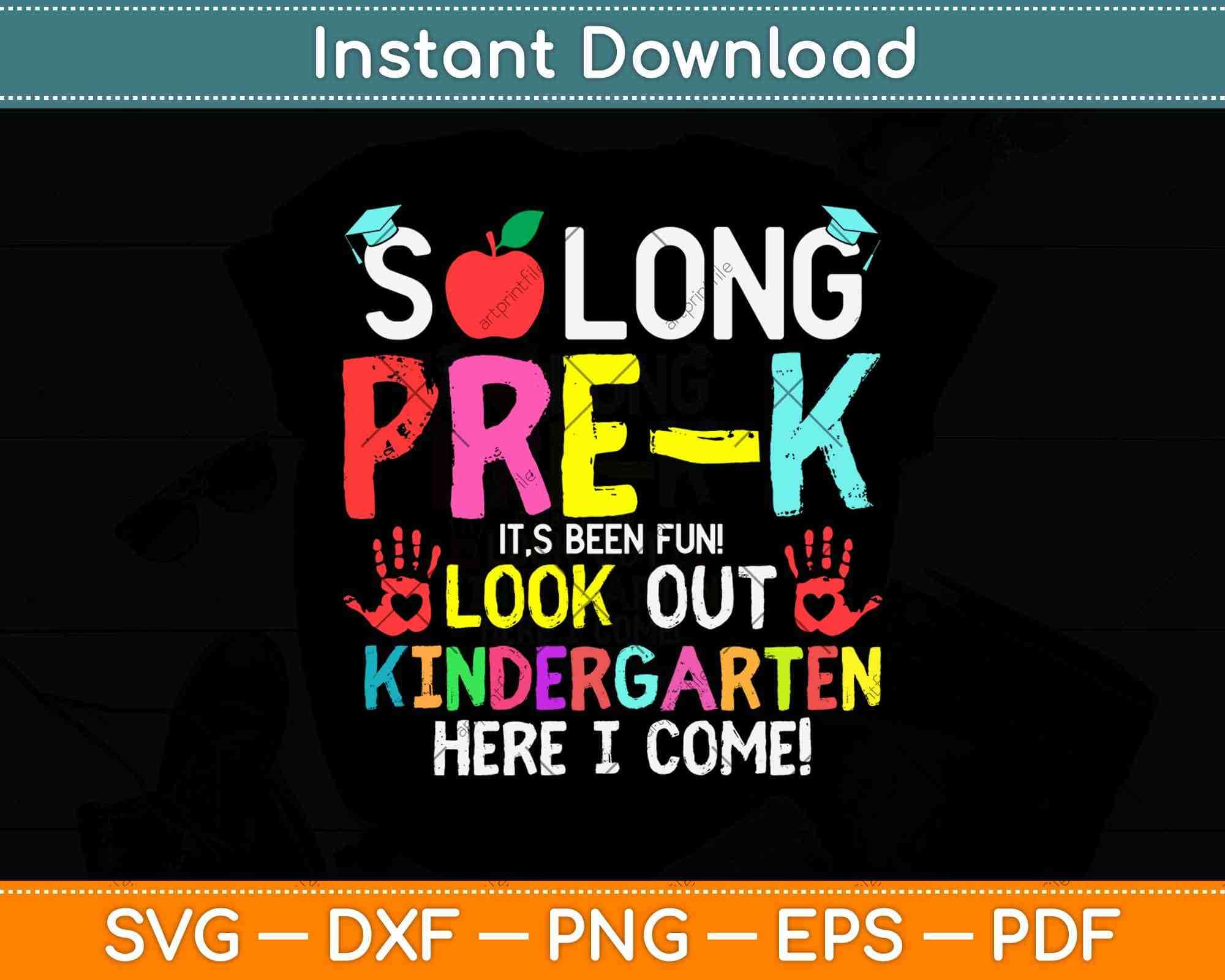 Free Free 193 So Long Kindergarten Svg SVG PNG EPS DXF File