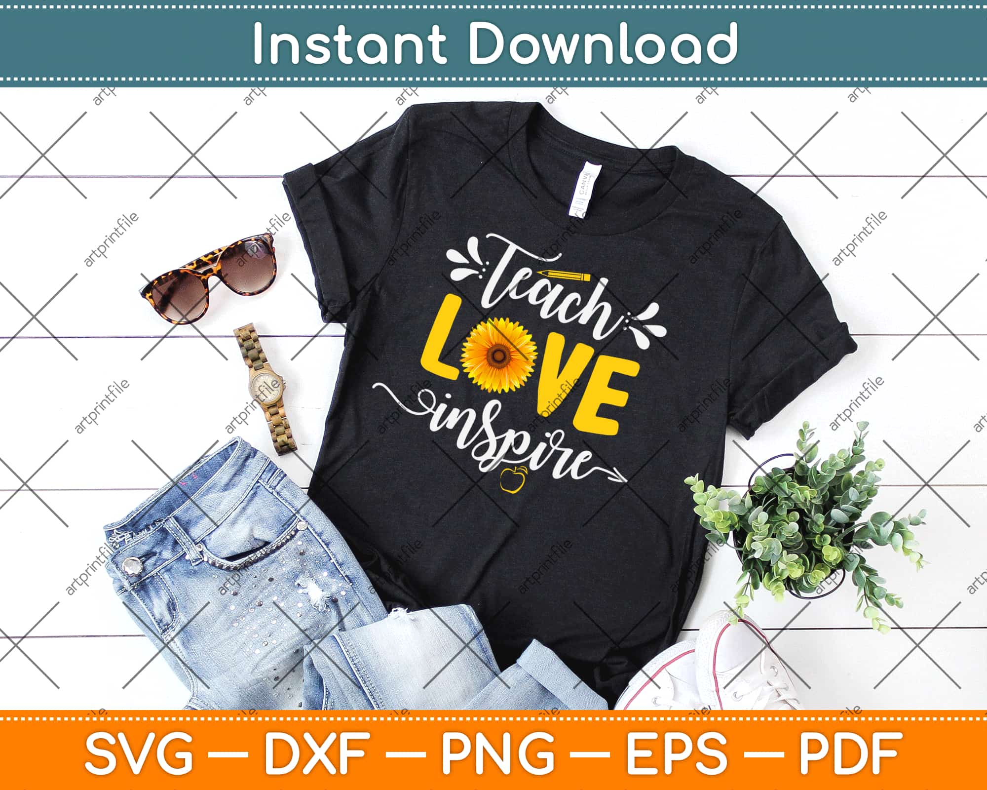 Free Free 337 Teacher Appreciation Teach Love Inspire Svg SVG PNG EPS DXF File