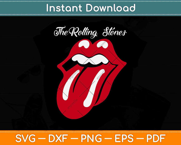 The Rolling Stones Svg Png Dxf Digital Cutting File Artprintfile