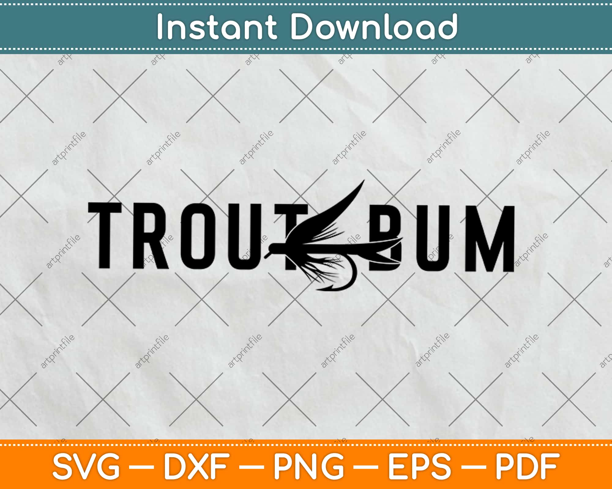 Download Trout Bum Fly Fishing Svg Png Design Digital Craft Cut File Instant Download Artprintfile