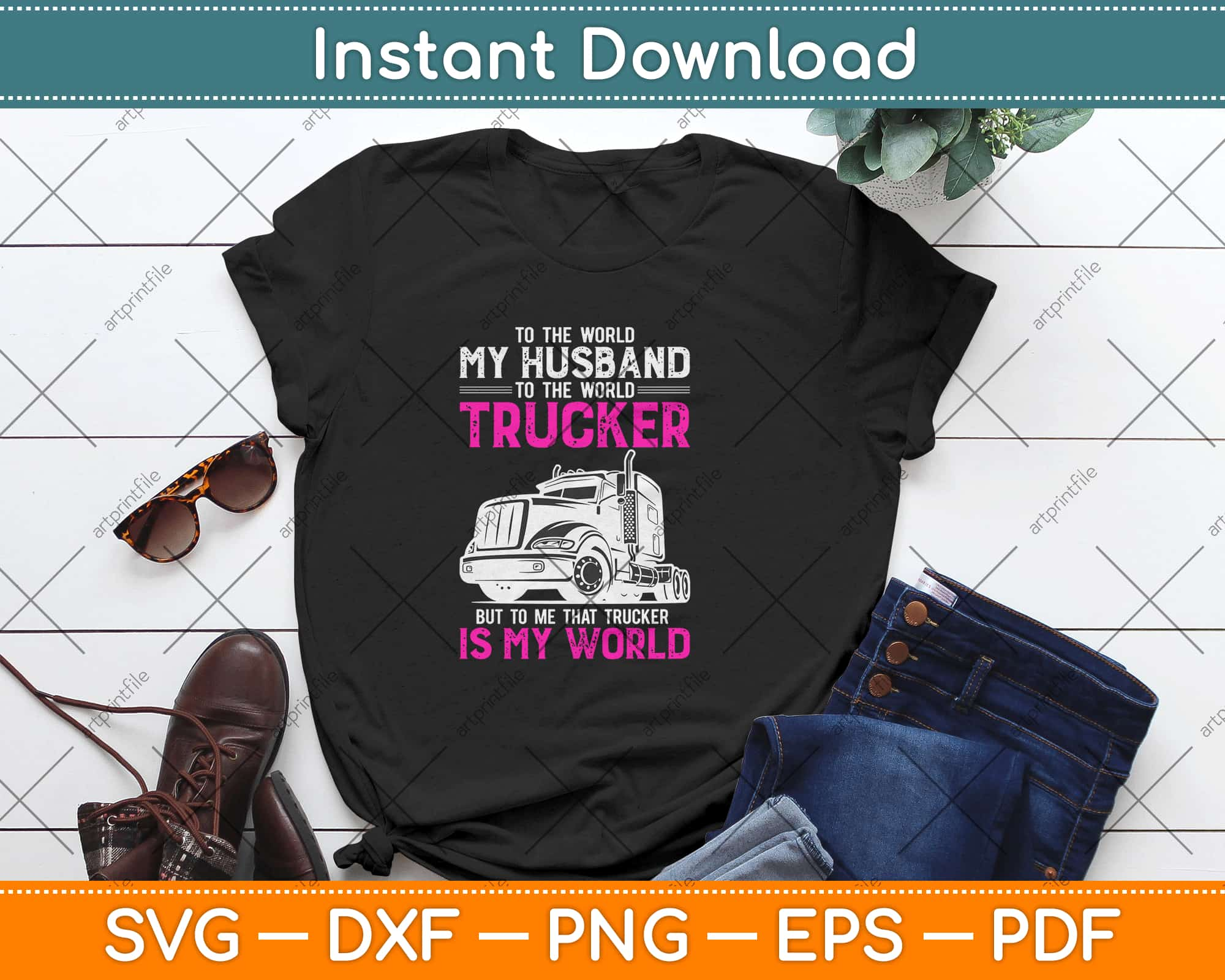 Free Free 240 Truck Driver Trucker Svg SVG PNG EPS DXF File