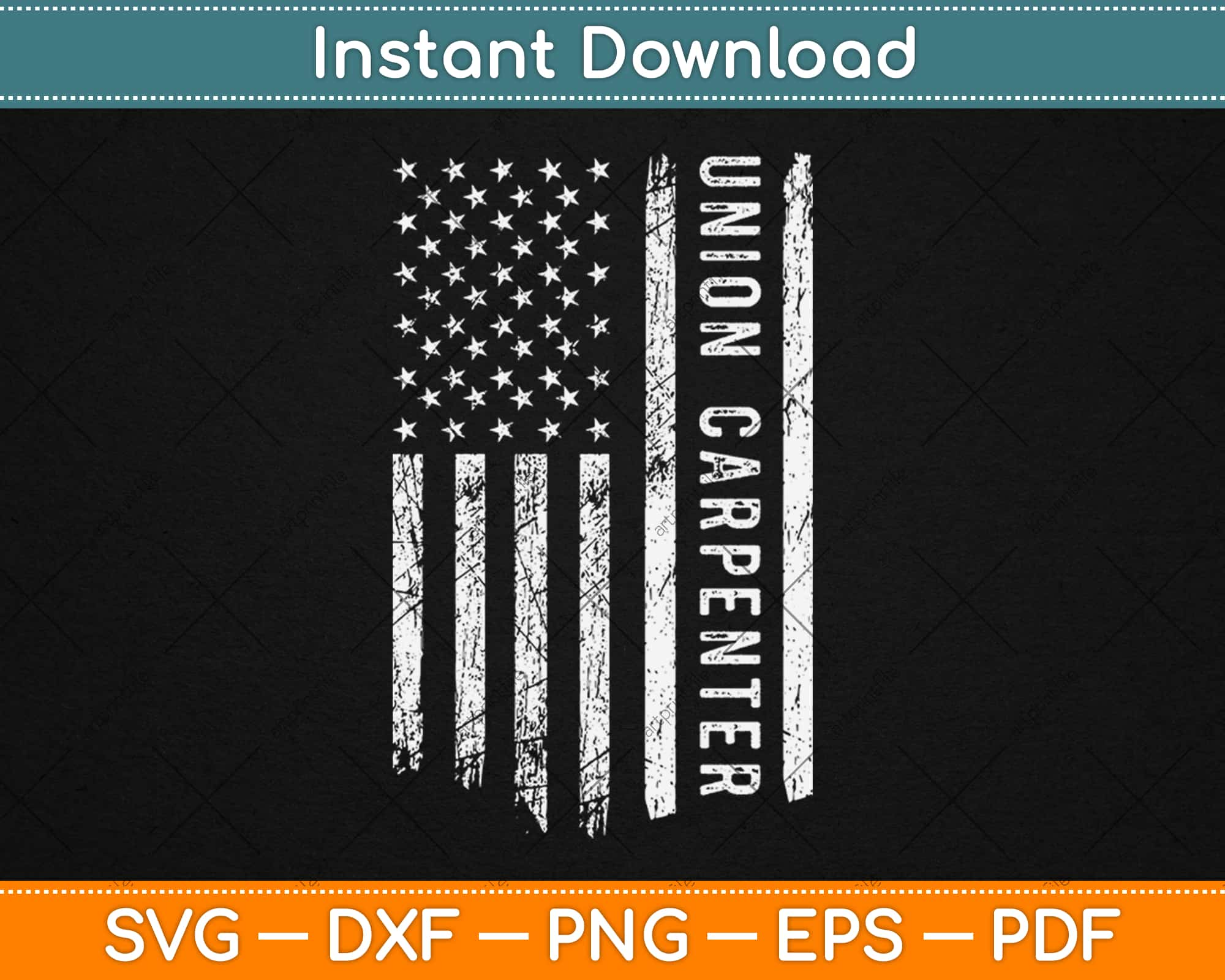 Download Vintage American Usa Flag Union Carpenter Svg Png Design Digital Craft Cut File Artprintfile