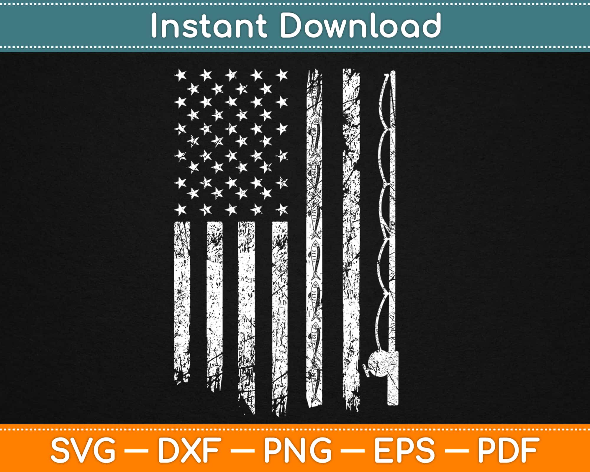 Free Free 307 Fishing Rod Fishing Flag Svg SVG PNG EPS DXF File