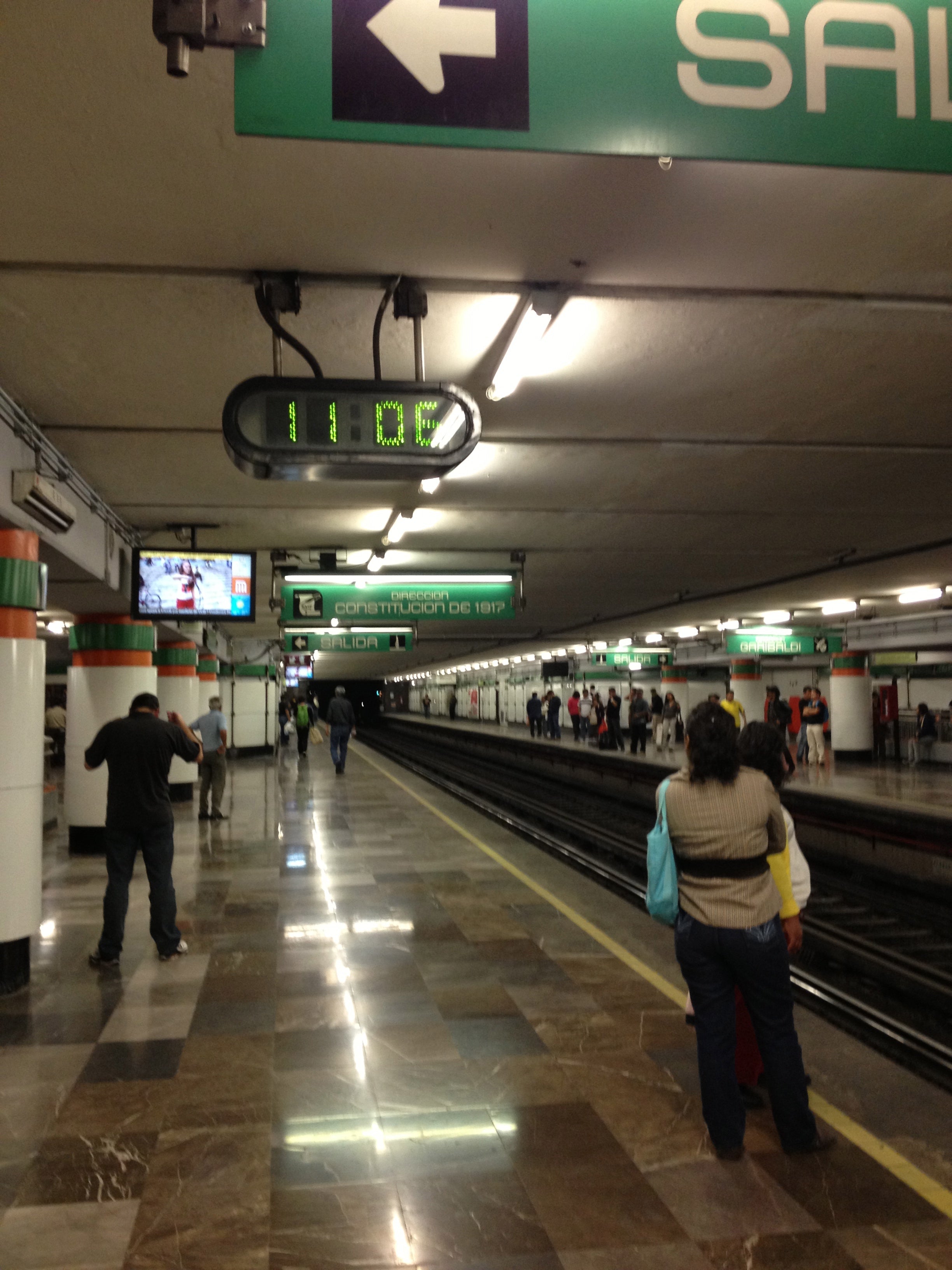 Mexico City Metro Stop