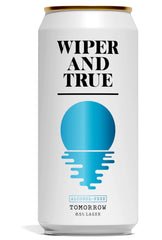 A can of Wiper and True's alcohol-free lager, Tomorrow