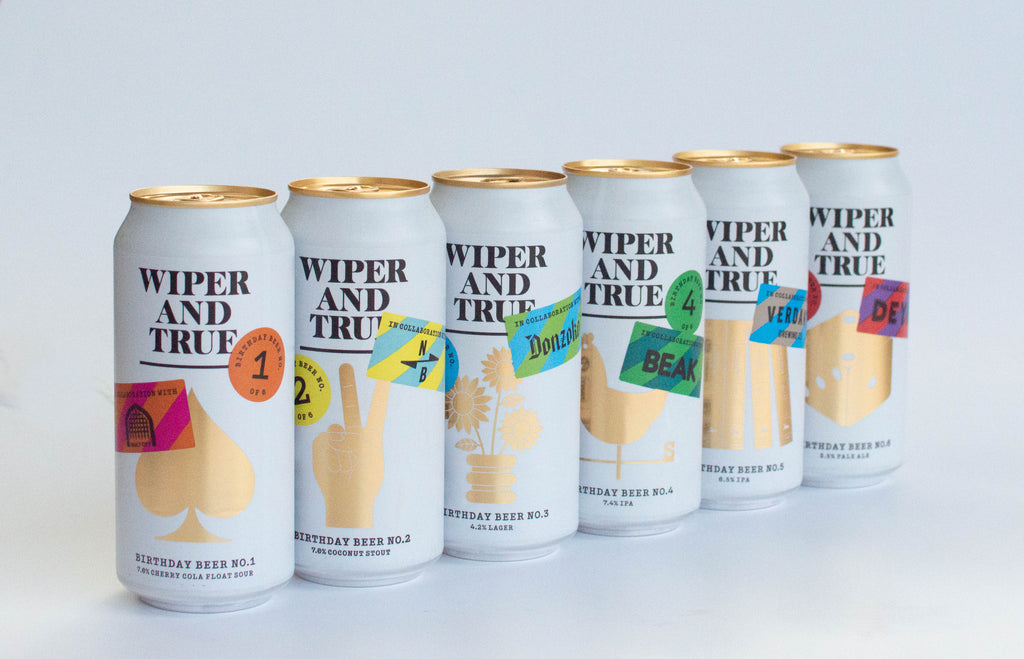 Wiper and True 10th Birthday Beers