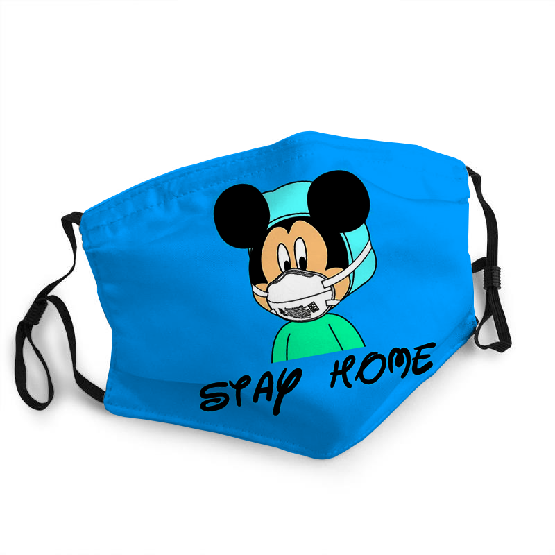 Mickey and Minnie Fabric Mask