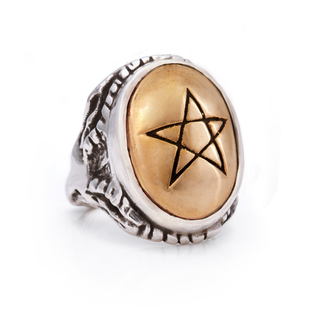 Silver Angel Heart Ring | Alex Streeter