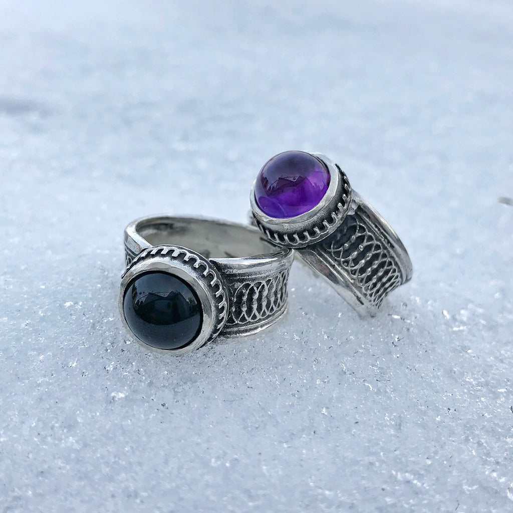 Black Onyx Eternal Orb Ring | Alex Streeter