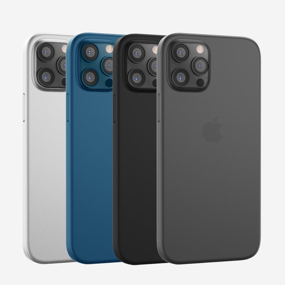 Coque ORIGINAL ultra fine et slim iPhone 12, 12 mini, 12 Pro, 12 Pro Max disponible en plusieurs coloris