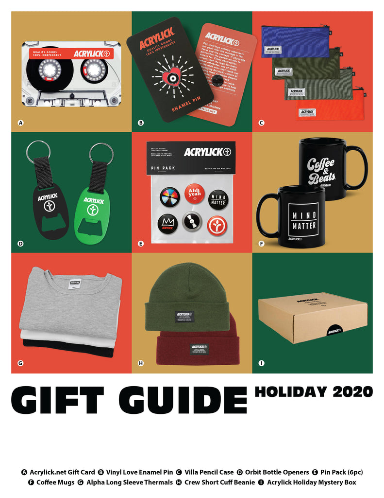 Acrylick Holiday Gift Guide 2020