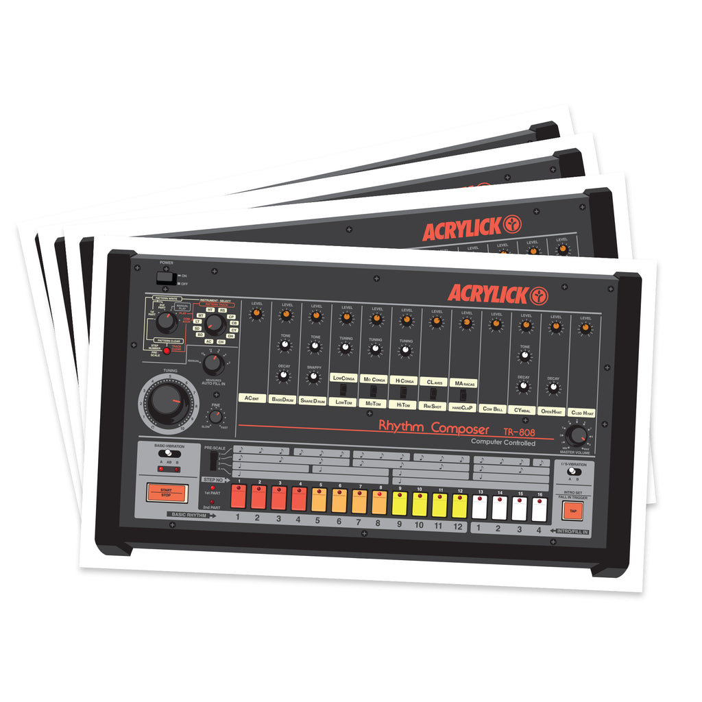 Tr-808 Stickers, Pillows