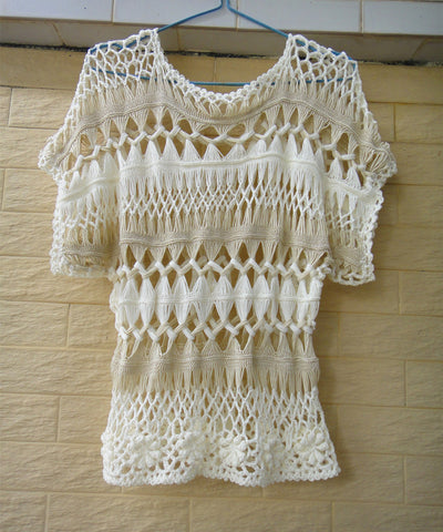 hairpin lace blouse