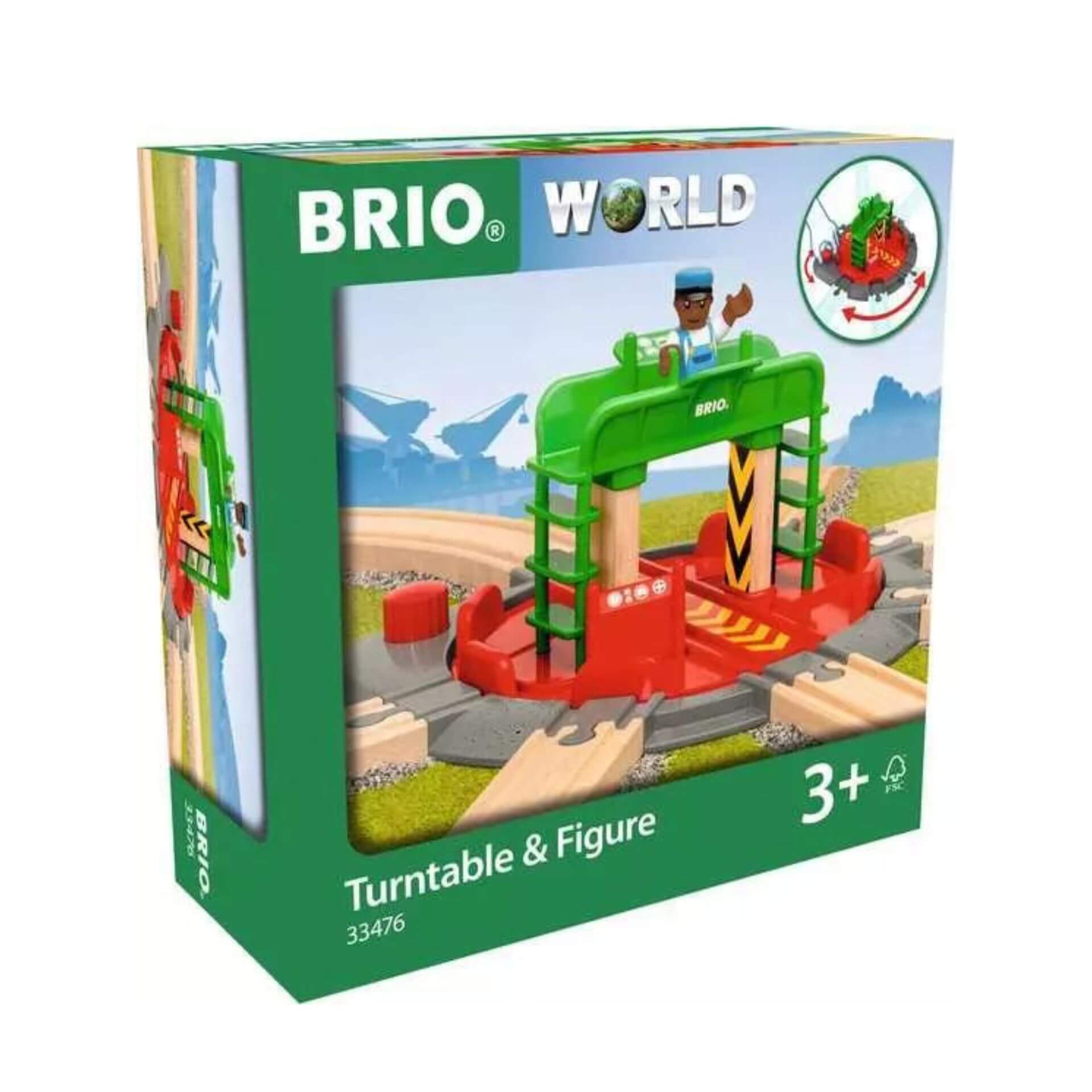 brio turntable and figure