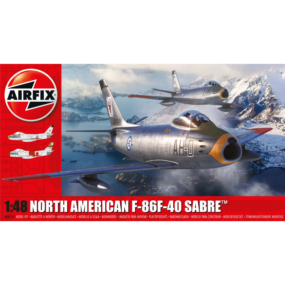 AIRFIX NORTH AMERICAN F-86F-40 SABRE 1/48 08110 – Leading Edge Electronics  Leongatha