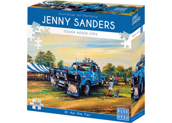 Jenny Sanders Tough Aussie Utes - At the Ute Fair 1000 piece Jigsaw
