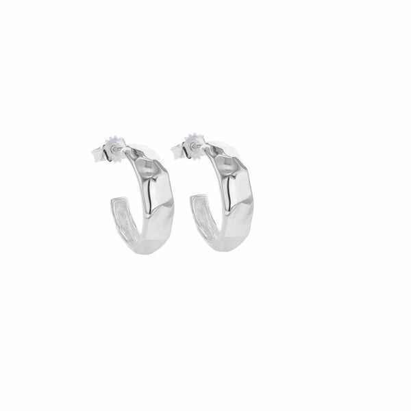 Hasla Elements Picasso Hoops Silver