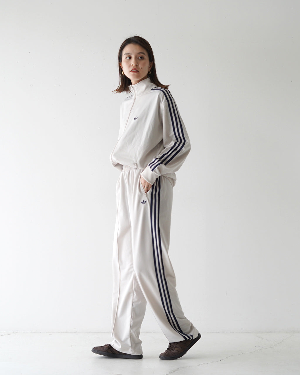 adidas apparel アディダス アパレル ベッケンバウアー トラックパンツ