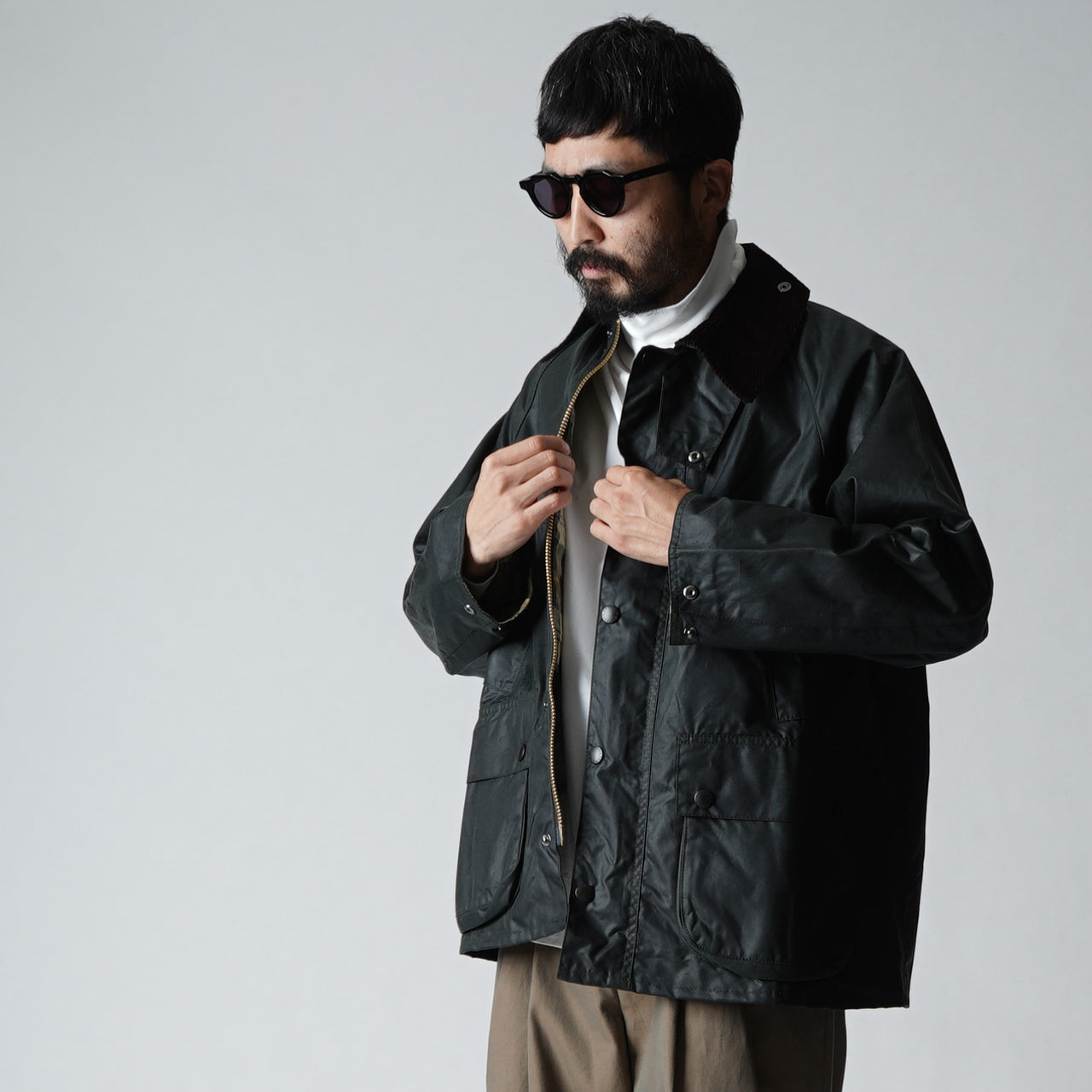 Barbour バブアー オーバーサイズ ビデイル OVERSIZE BEDALE ワックス ...