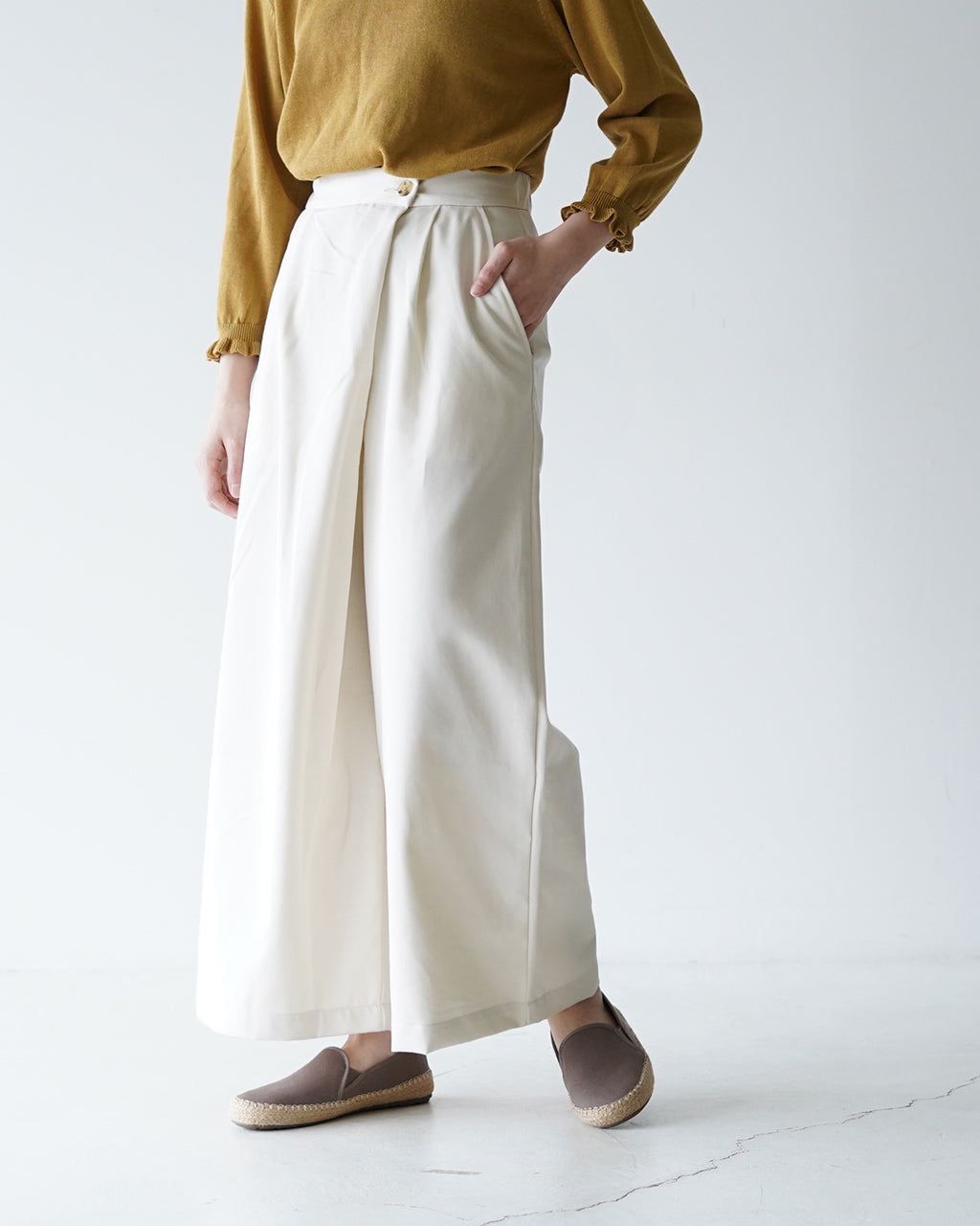 Commencement コメンスメント コットン ラップパンツ Cotton wrap pants レディース C-263【送料無料】