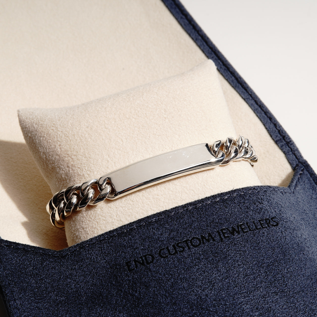 END CUSTOM JEWELLERS エンドカスタムジュエラーズ カーブ ルースン カット アイディ ブレスレット CURVE LOOSEN  CUT ID BRACELET S シルバー925 ENDB095【送料無料】