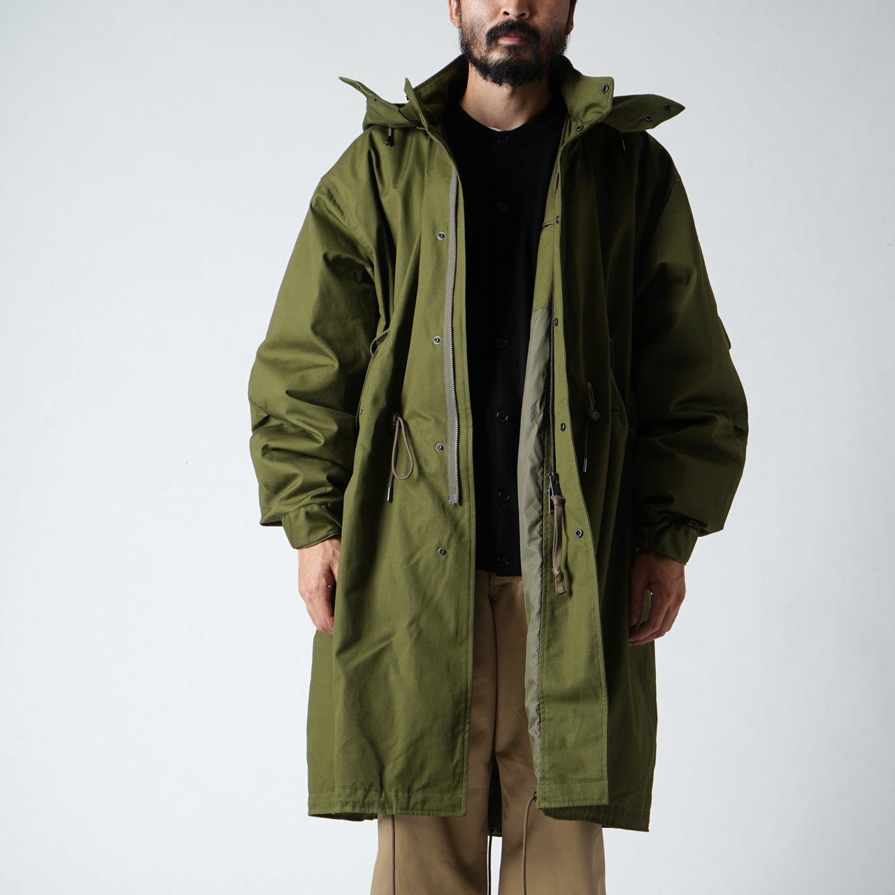 miffew ミフュー フィールド ダウンコート FIELD DOWN COAT フード