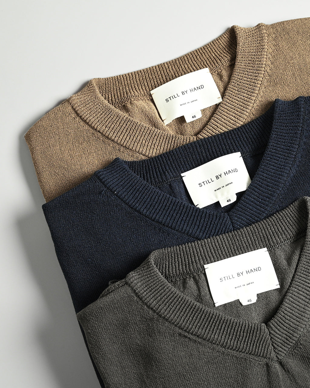 STILL BY HAND スティルバイハンド シャロウ Vネック セーター Shallow v-neck sweater 長袖 ニット  プルオーバーメンズ KN04241【送料無料】