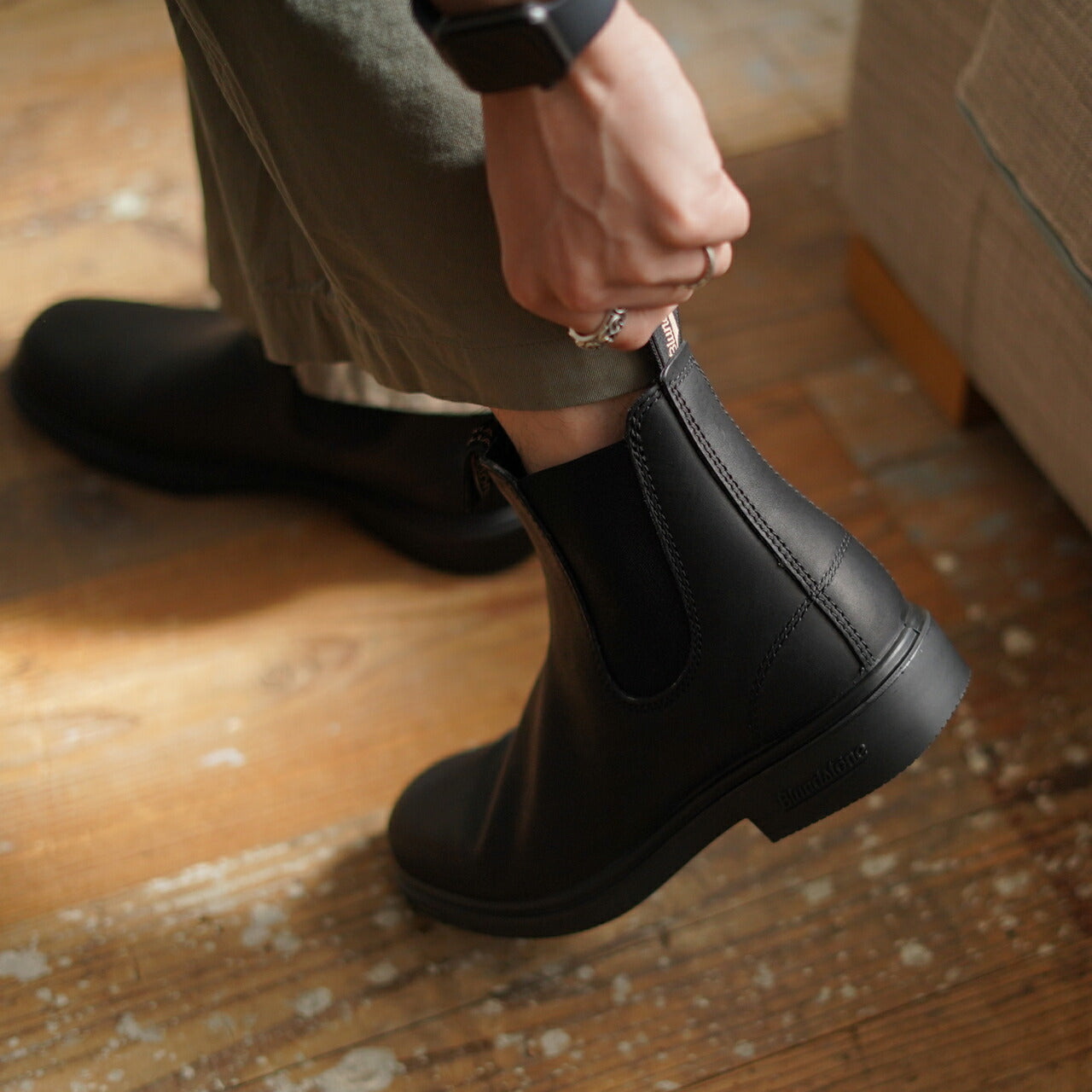 レトロかわいいものblue《Blundstone》ブランドストーン 063 Black