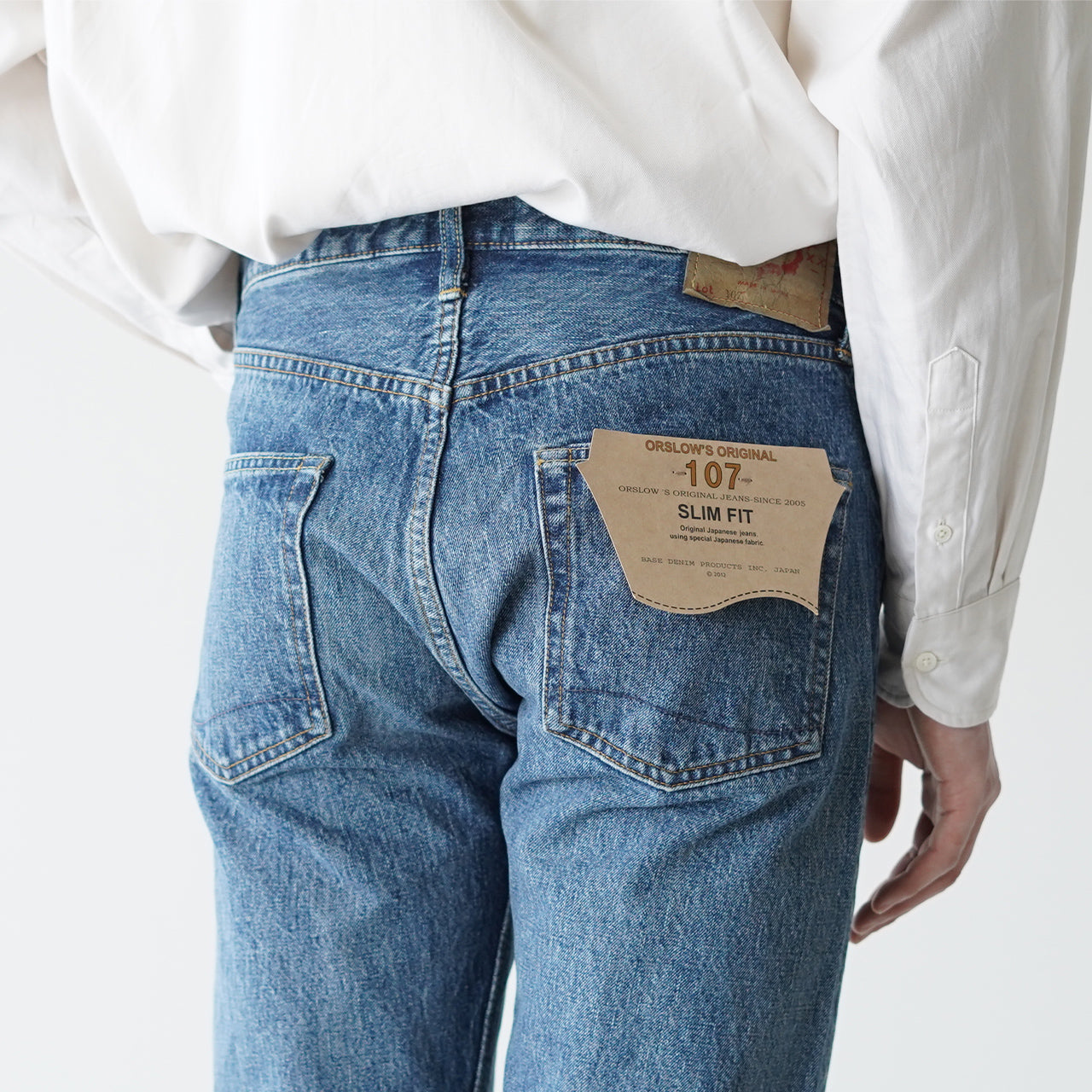 orSlow オアスロウ 07 アイビー フィット セルビッジデニム デニムパンツ 107 IVY FIT SELVEDGE DENIM 2YEAR  WASH 01-0107-84 【送料無料】【クーポン対象外】