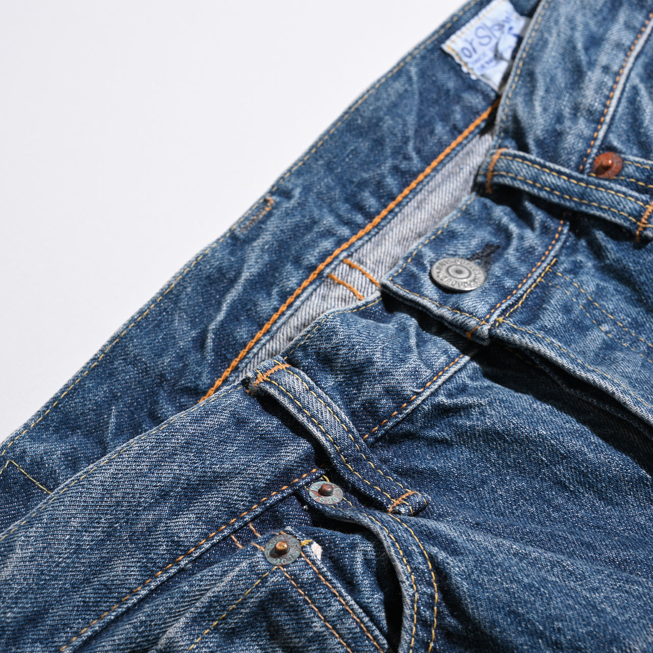 orSlow オアスロウ 105 スタンダード セルビッジ デニム 105 STANDARD SELVEDGE DENIM 2YEAR WASH  01-1050-84 【送料無料】