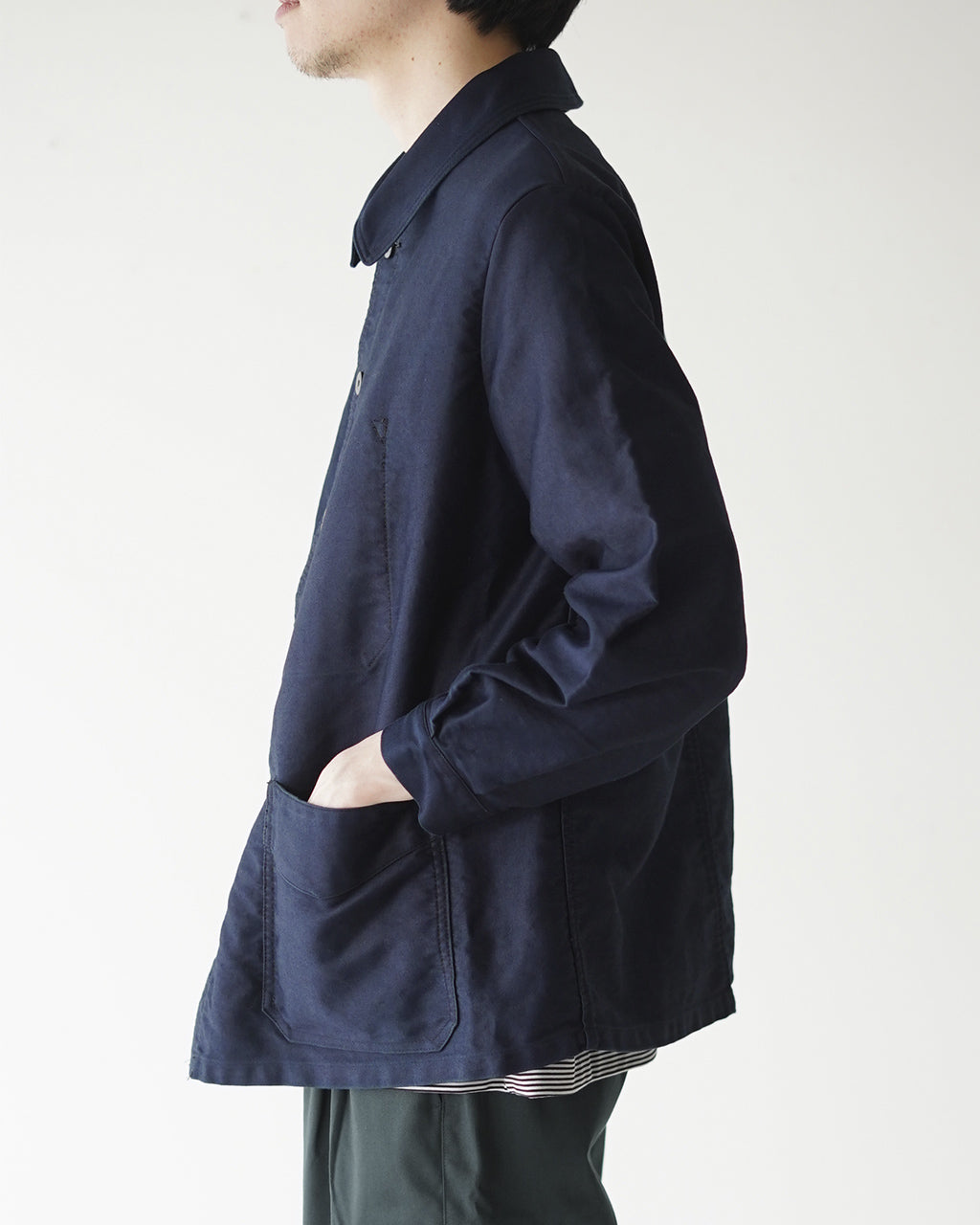 Outil ウティ モールスキン ジャケット veste thiers OU-T014-1【送料 