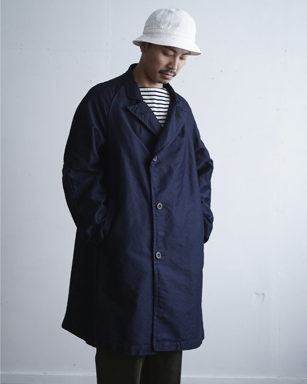 Outil ウティ モールスキンコート manteau Loulle OU-T015 【送料無料】