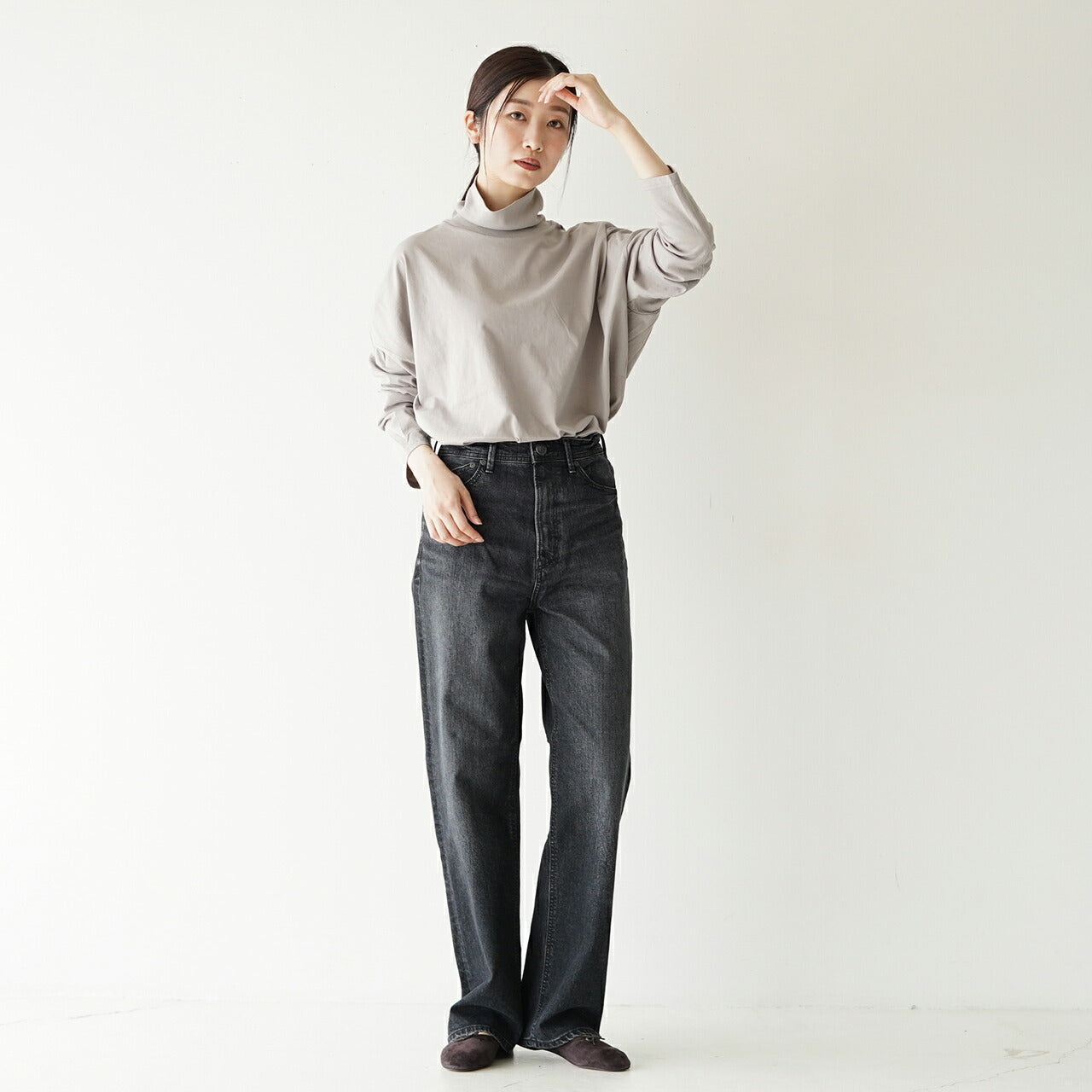 YANUK/ヤヌーク】LEA Boys Straight denim-