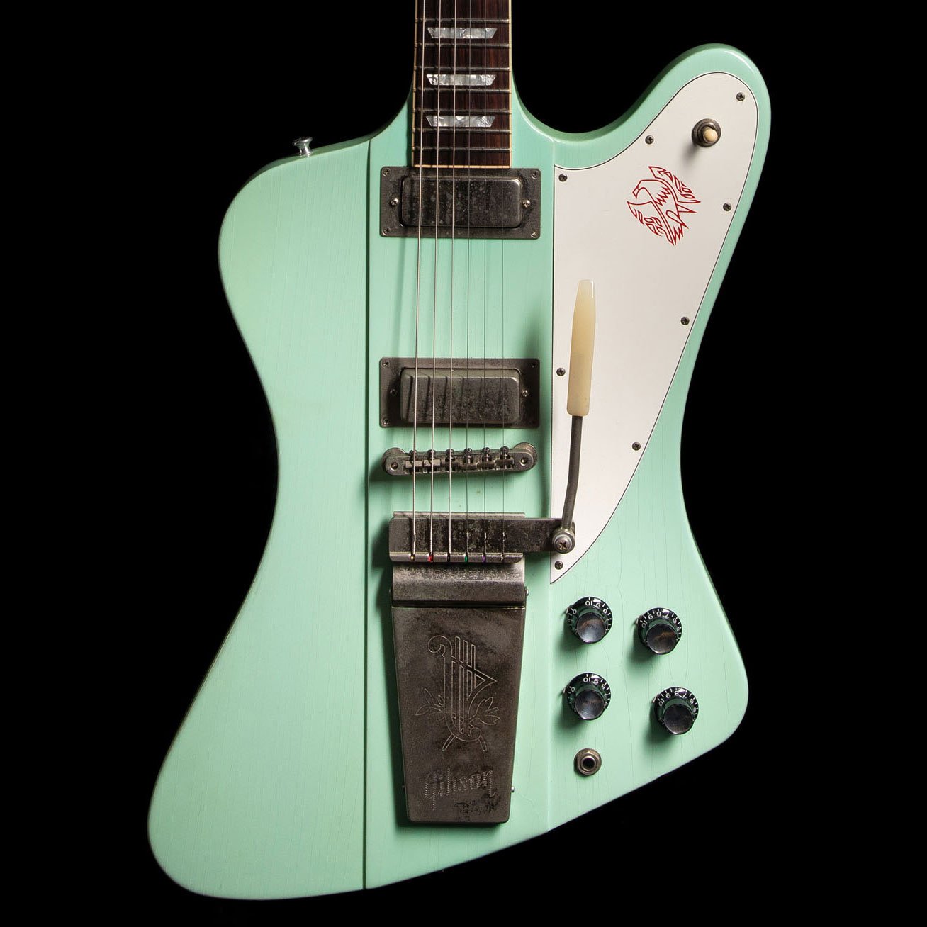 green firebird guitar