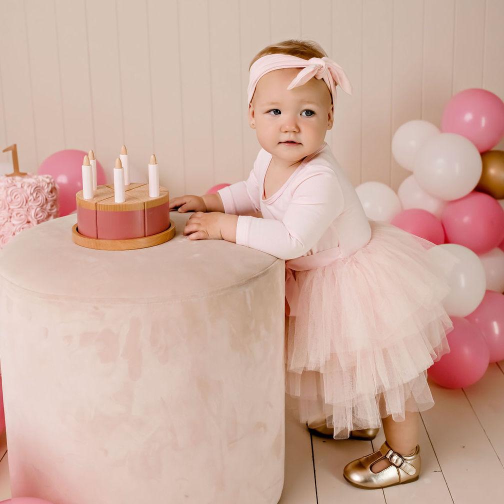 Birthday tutu set-birthday outfit-Girls tutu set-1st birthday outfit – Pink  Toes & Hair Bows