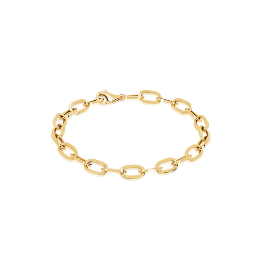 1 x Metre Gold Tarnish Resistant Curb Link Boho Decorative Chain #CTG7 (#14)
