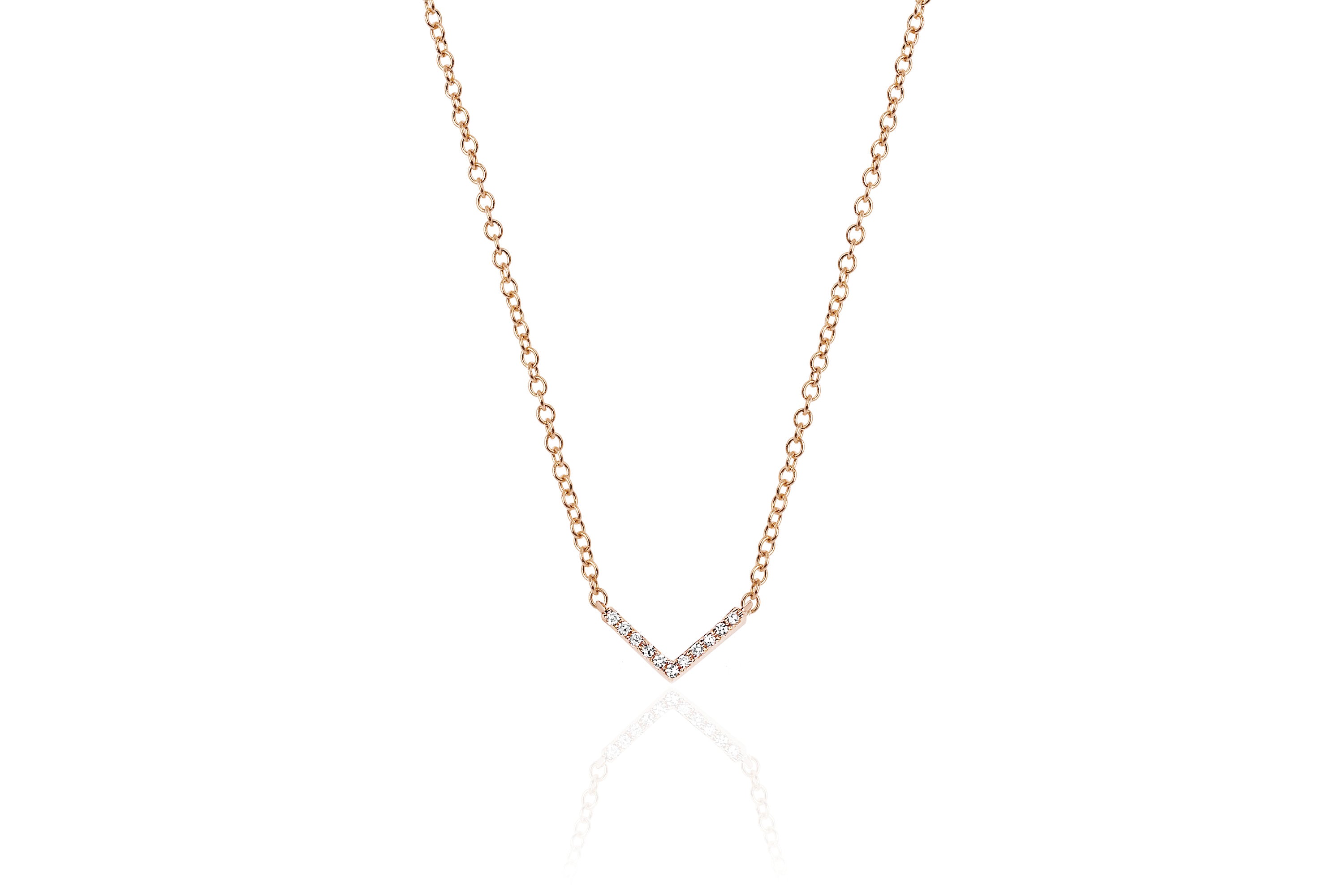 Diamond shop chevron necklace