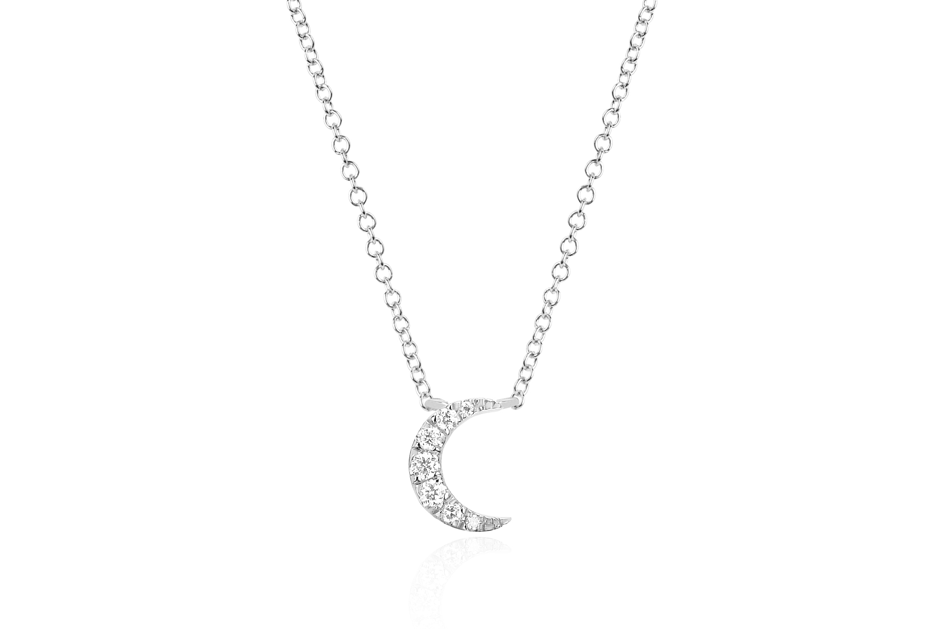 Diamond Moon Choker Necklace — EF 