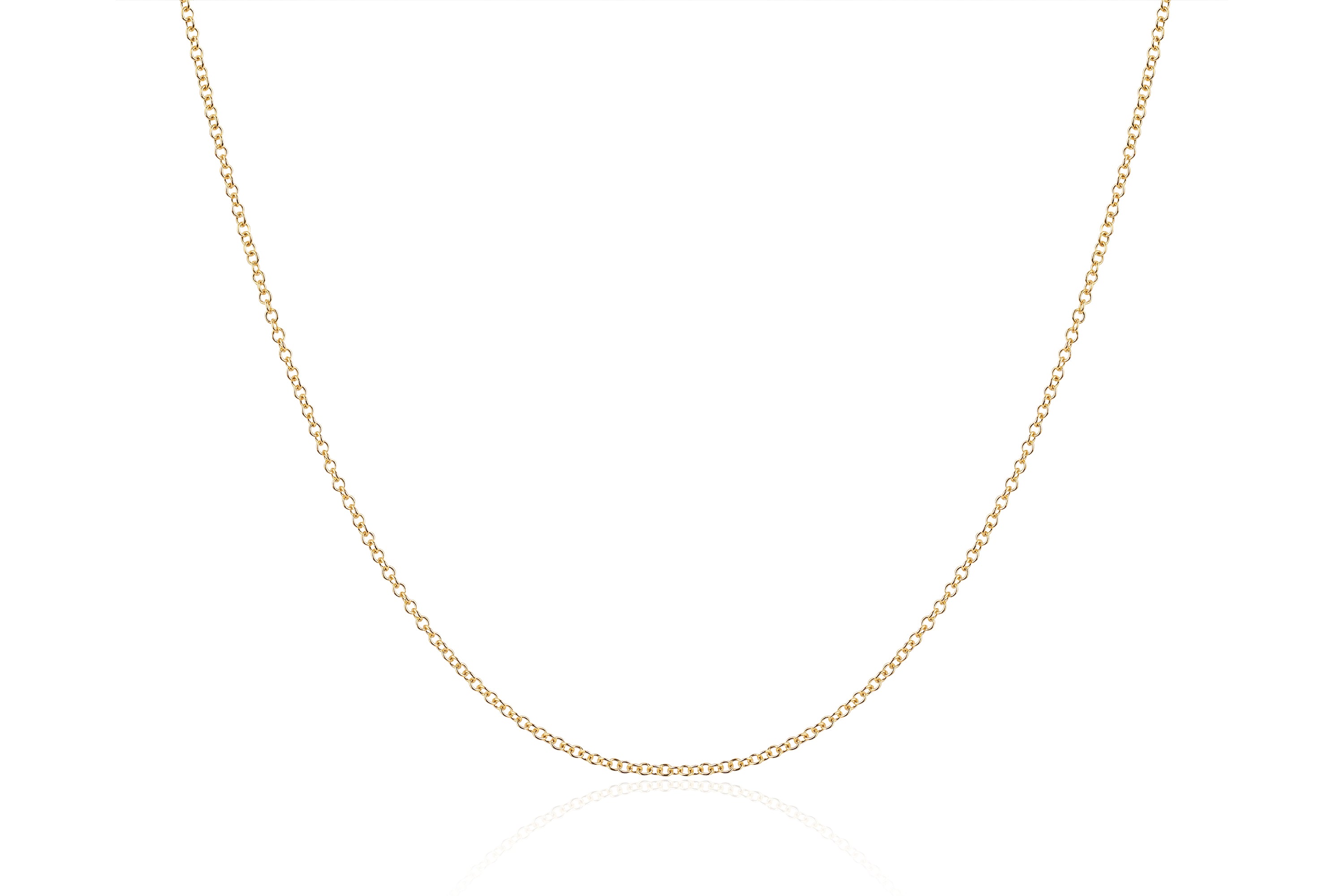 Men's 14k Solid Yellow Gold Figaro 4.7mm Chain Necklace - gold chain,  figaro chains, real gold