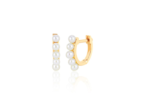 Diamond & Pearl Stud Earring — EF Collection®