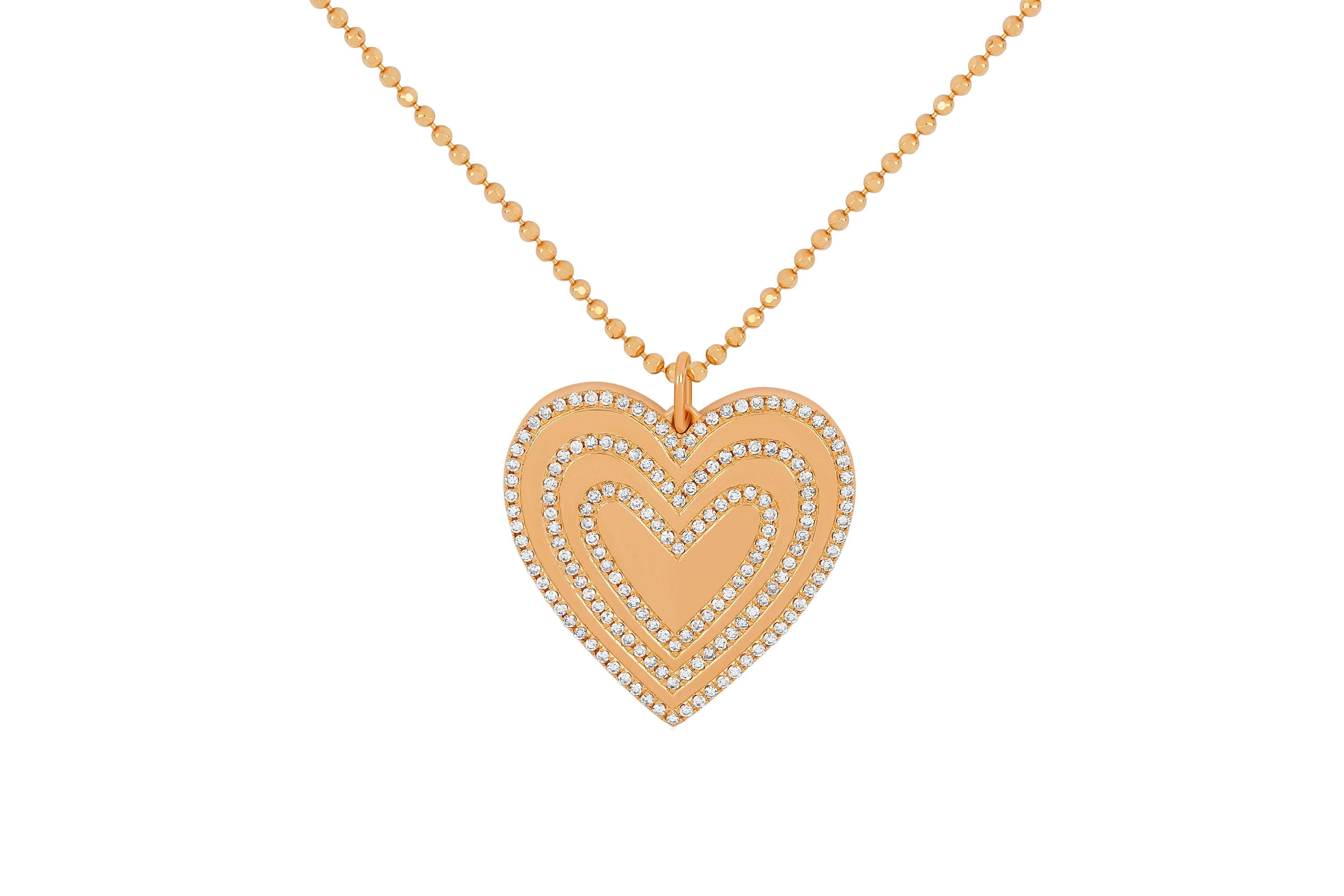 Love 14kt yellow gold necklace