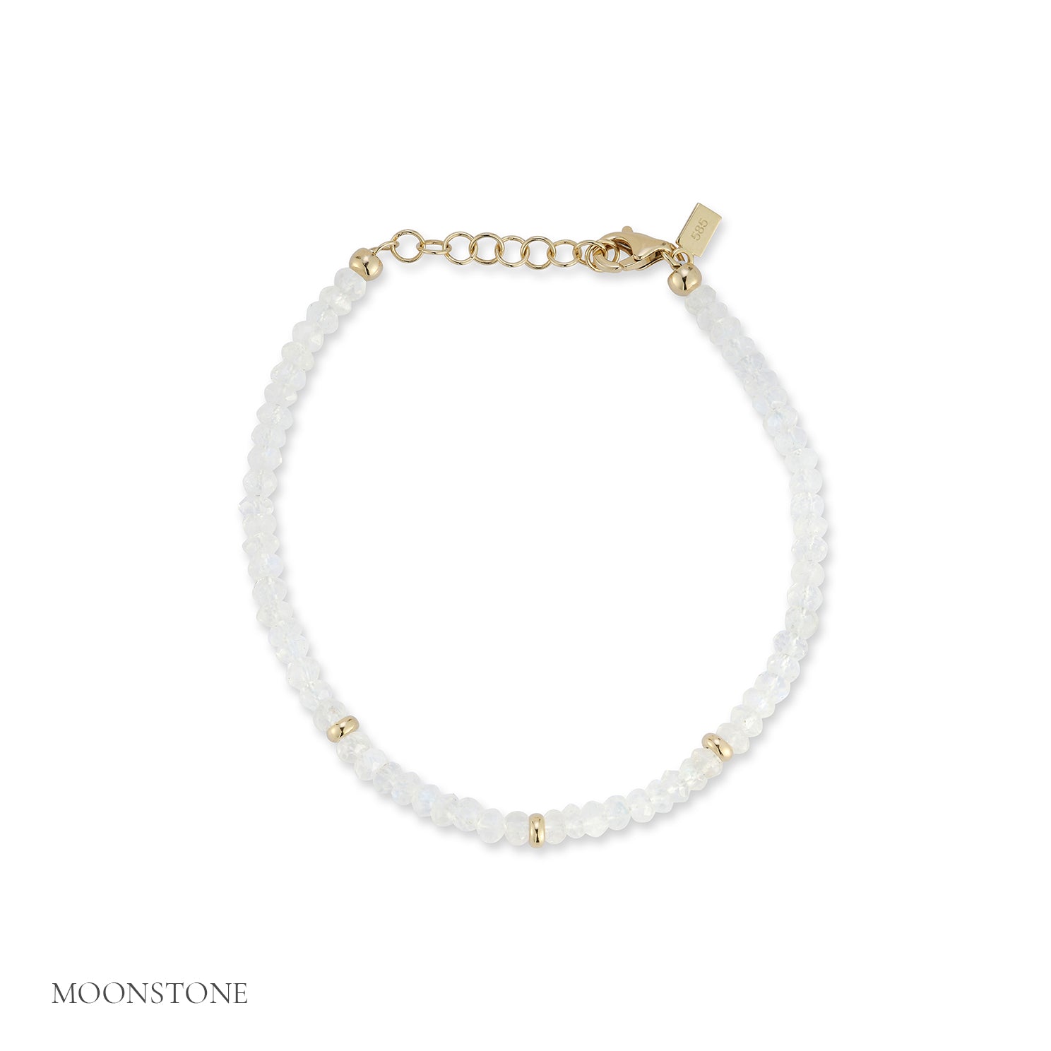 Moonstone Drop Bracelet