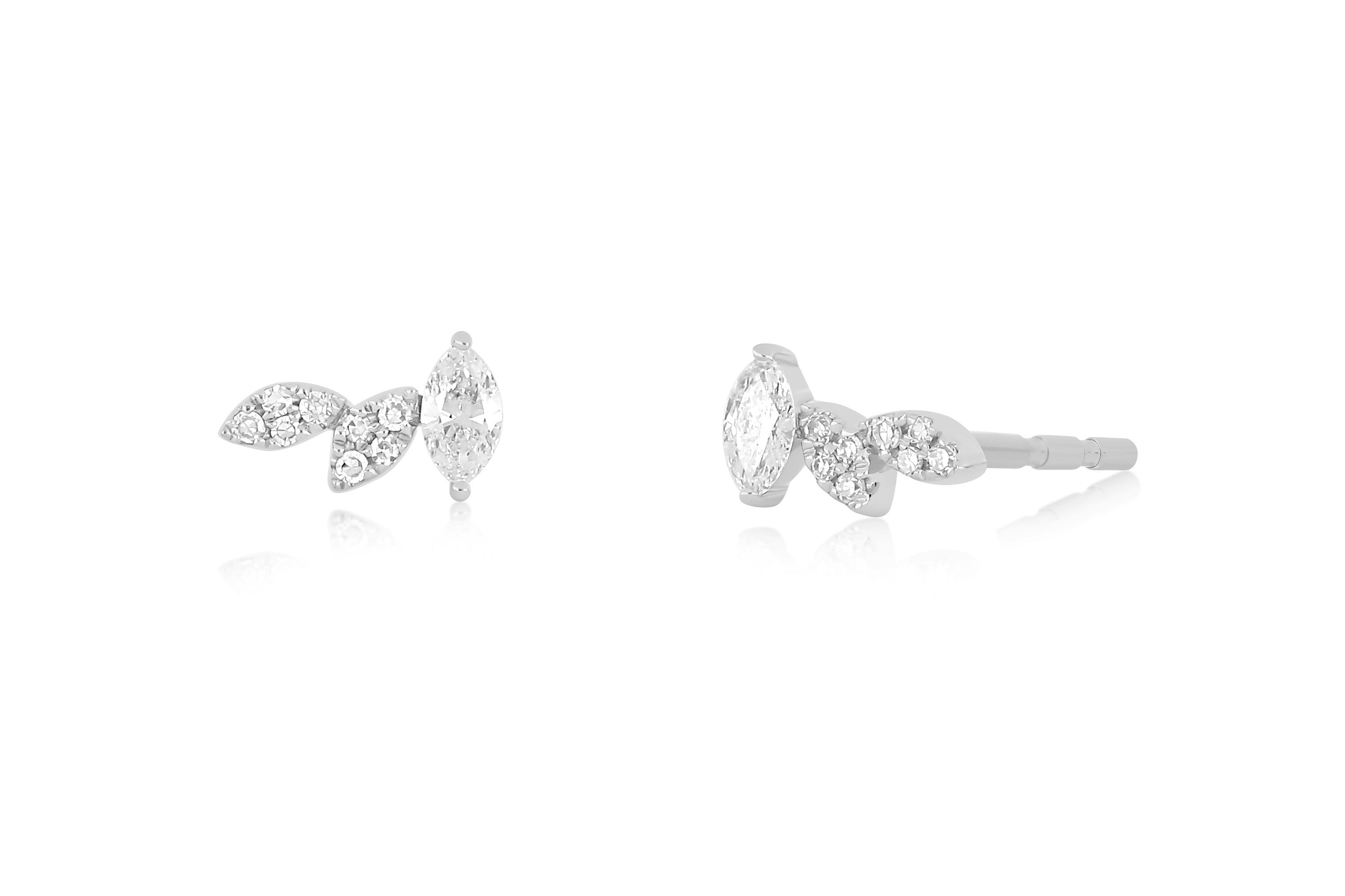 Marquise Studs - Jewels & Aces