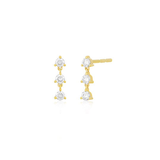 The Edge Mini Link Stud Earring – Campbell + Charlotte