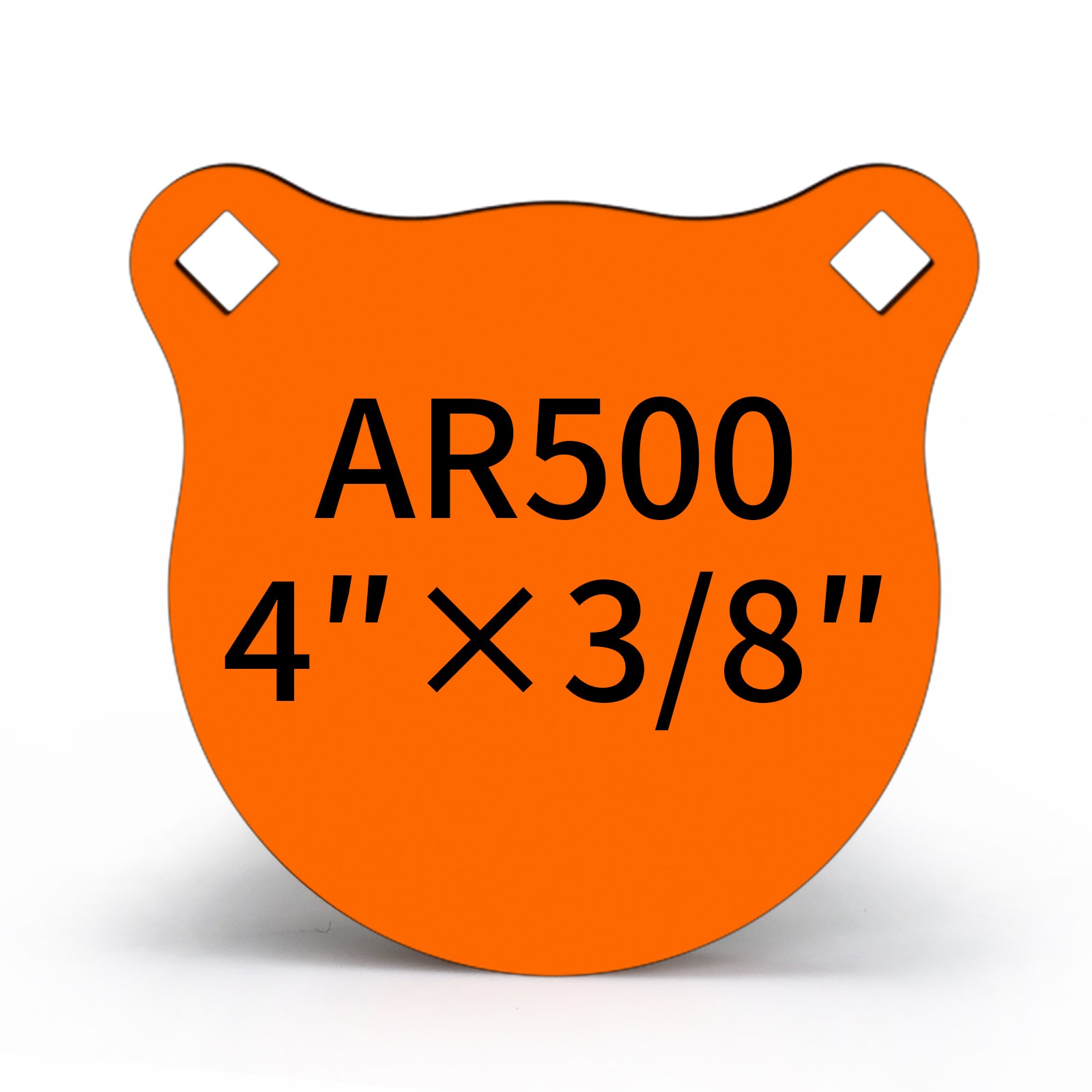 4" X 3/8" AR500 Steel Gong Shooting Target