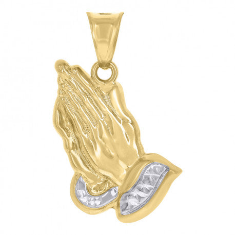 14K GOLD PRAYING HANDS PENDANT – Avila Jewelers