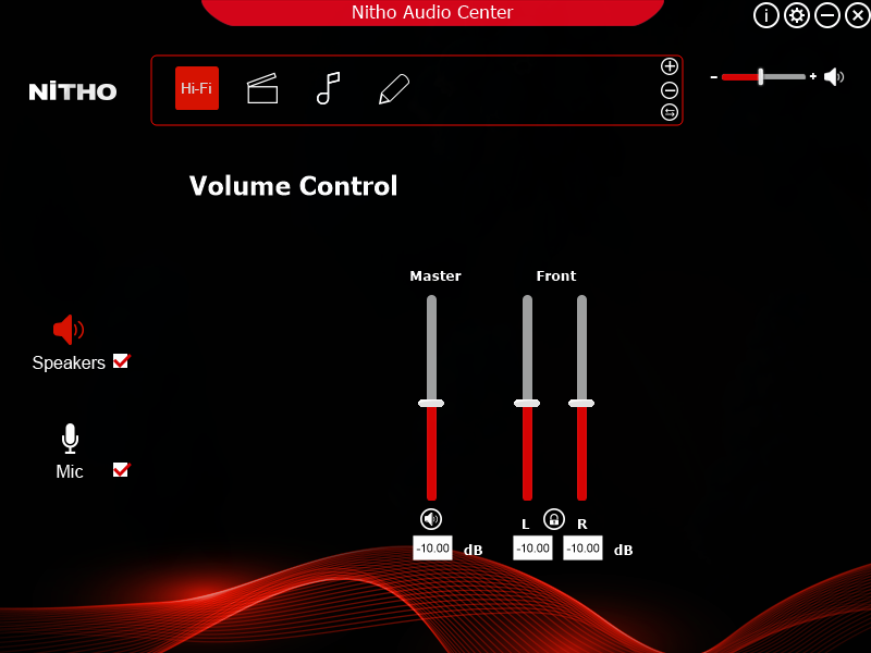 xear audio center windows 10