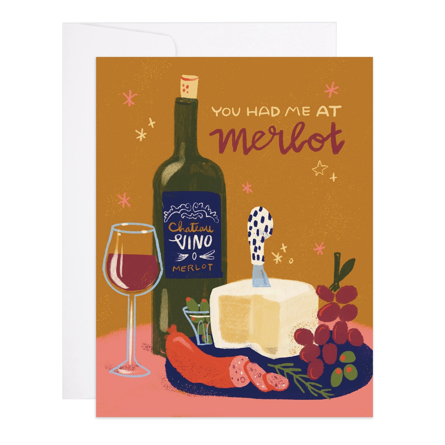 "You Had Me At Merlot" Card