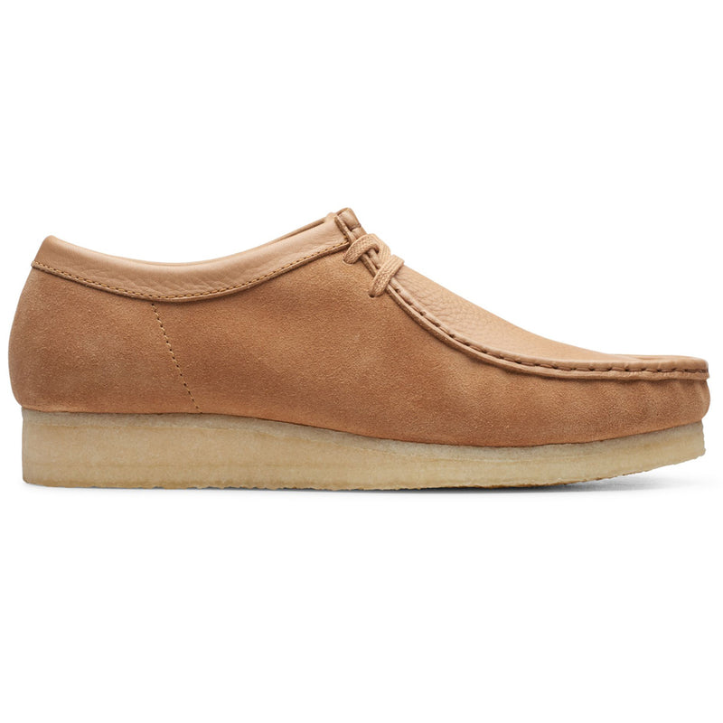 clarks wallabees tan leather