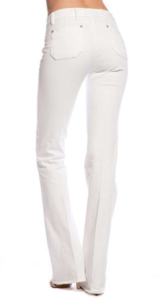 all white designer jeans